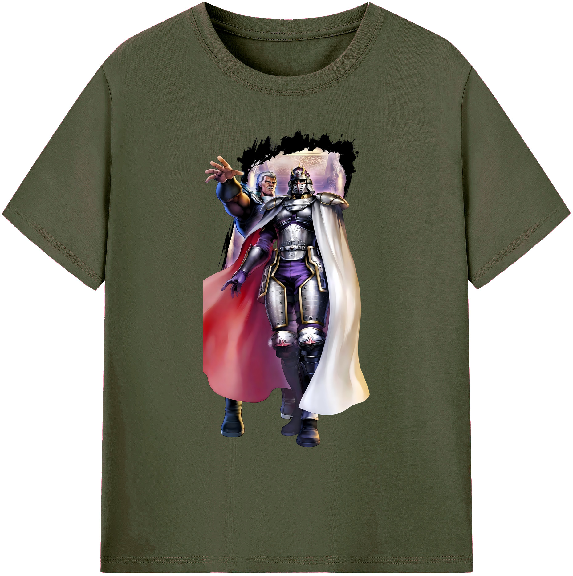 （画像用） 北斗の拳 Fist of the North Star 綿100％ メンズ半袖Tシャツ｜肌触りやわらか＆通気性